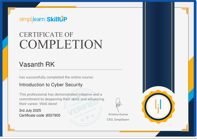 Introduction to Cyber Security