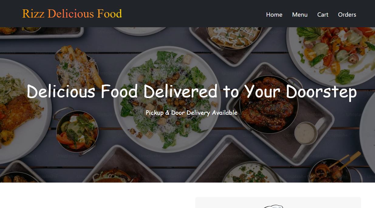Real-Food Order Website