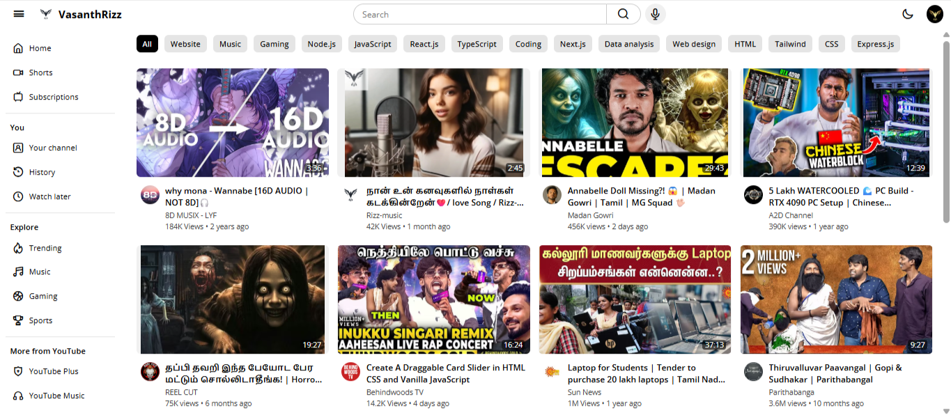 Youtube Clone